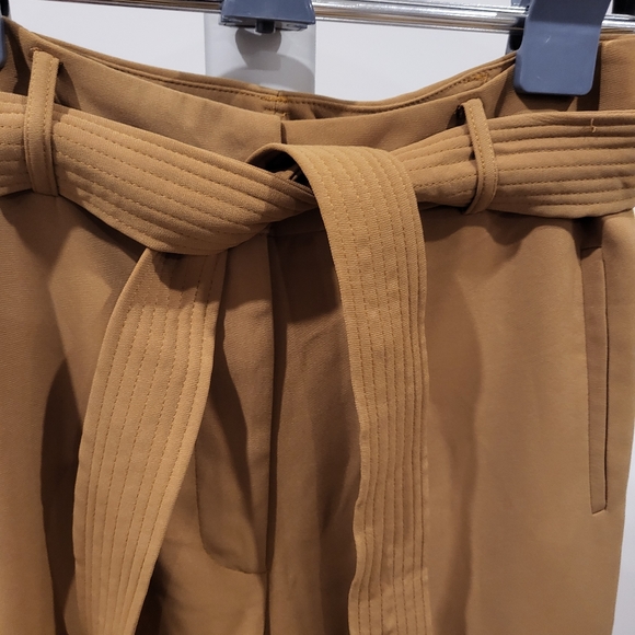 Seed belted highwaist tailored pants - Picture 3 of 8